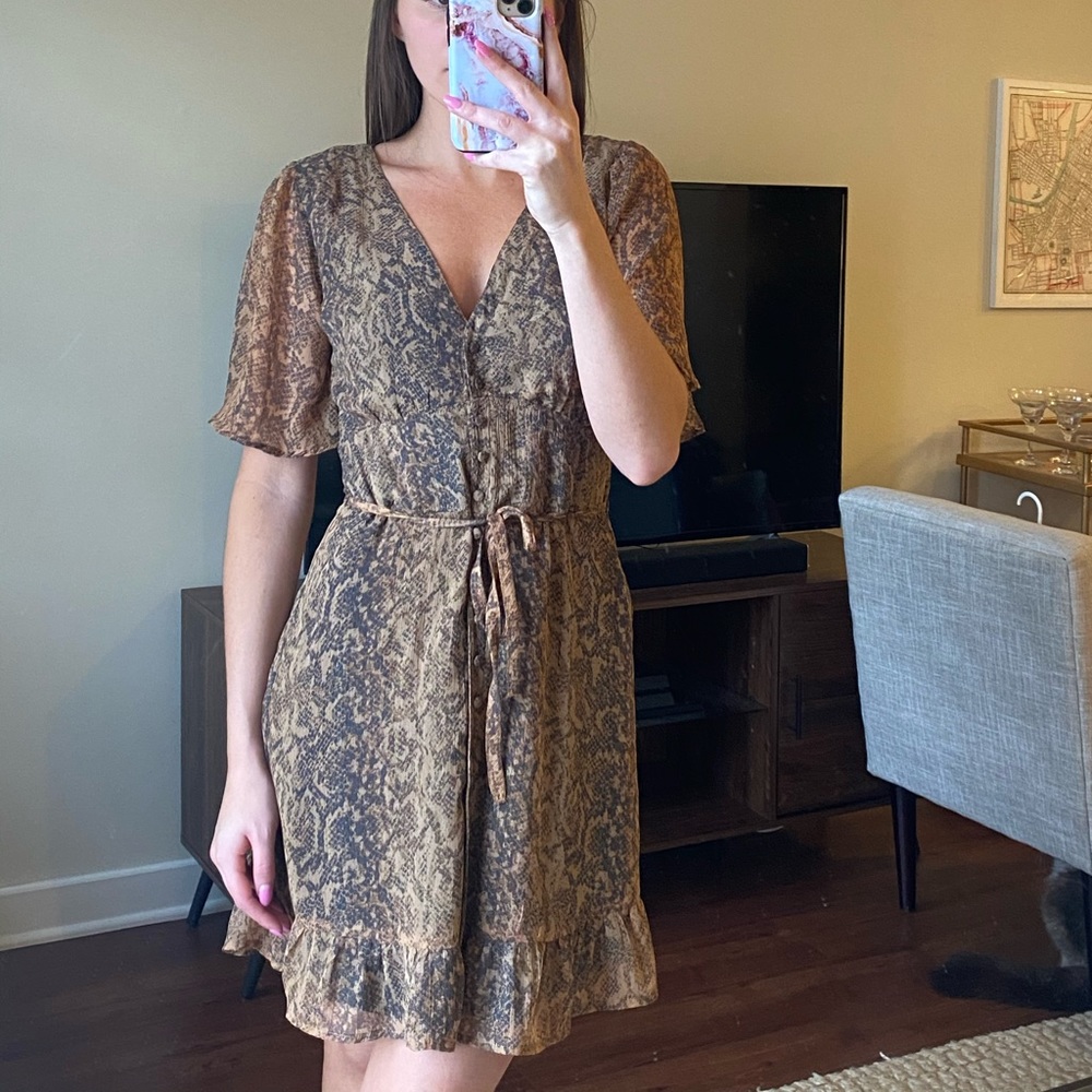 Abercrombie Snake Skin Dress